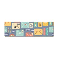 Pattern Postal Stationery Sticker (bumper) by Simbadda