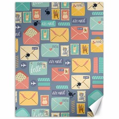 Pattern Postal Stationery Canvas 18  X 24 