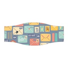 Pattern Postal Stationery Stretchable Headband by Simbadda