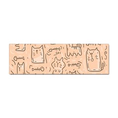 Cat Background Sticker (bumper) by Simbadda