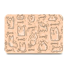 Cat Background Plate Mats by Simbadda