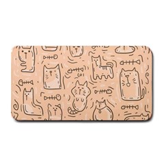 Cat Background Medium Bar Mat by Simbadda