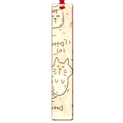 Cat Background Large Book Marks by Simbadda