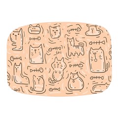 Cat Background Mini Square Pill Box by Simbadda