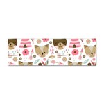 Pink Animals Pattern Sticker Bumper (10 pack) Front