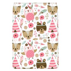 Pink Animals Pattern Removable Flap Cover (l) by Simbadda