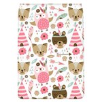 Pink Animals Pattern Removable Flap Cover (L) Front