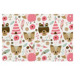 Pink Animals Pattern Banner And Sign 6  X 4  by Simbadda