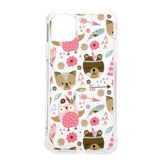 Pink Animals Pattern Iphone 11 Pro Max 6 5 Inch Tpu Uv Print Case by Simbadda