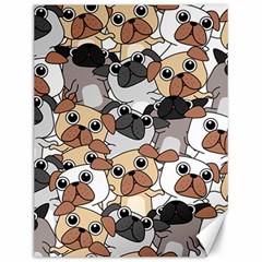 Many Dogs Pattern Canvas 12  X 16  by Simbadda