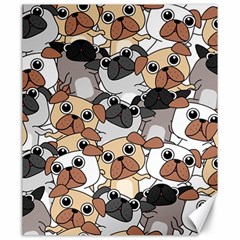 Many Dogs Pattern Canvas 20  X 24  by Simbadda