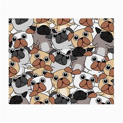 Many Dogs Pattern Small Glasses Cloth (2 Sides) by Simbadda