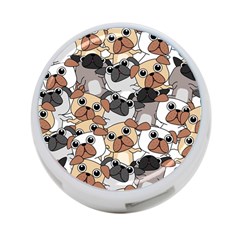 Many Dogs Pattern 4-port Usb Hub (two Sides) by Simbadda