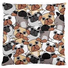 Many Dogs Pattern Large Cushion Case (two Sides) by Simbadda