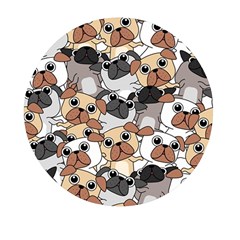 Many Dogs Pattern Mini Round Pill Box by Simbadda