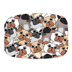 Many Dogs Pattern Mini Square Pill Box by Simbadda