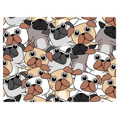 Many Dogs Pattern Two Sides Premium Plush Fleece Blanket (extra Small) by Simbadda