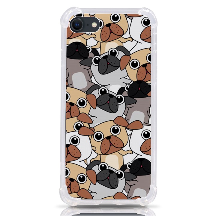 Many Dogs Pattern iPhone SE