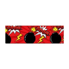 Pop Art Comic Pattern Bomb Boom Explosion Background Sticker Bumper (10 Pack) by Simbadda