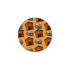 Pet House Bowl Food Seamless Pattern Golf Ball Marker (10 Pack) by Simbadda