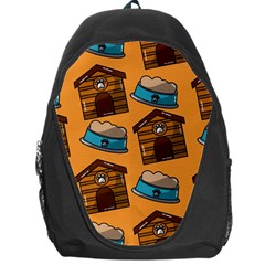 Pet House Bowl Food Seamless Pattern Backpack Bag by Simbadda