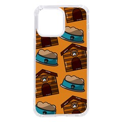 Pet House Bowl Food Seamless Pattern Iphone 14 Pro Max Tpu Uv Print Case by Simbadda