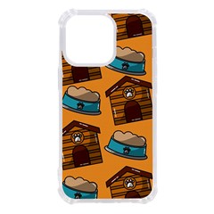 Pet House Bowl Food Seamless Pattern Iphone 13 Pro Tpu Uv Print Case by Simbadda