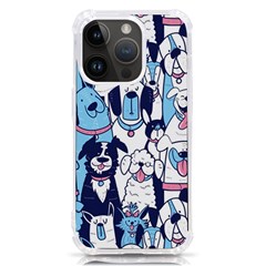 Dogs Seamless Pattern Iphone 14 Pro Tpu Uv Print Case by Simbadda