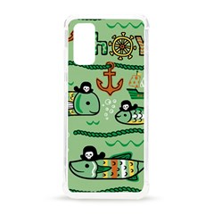 Seamless Pattern Fishes Pirates Cartoon Samsung Galaxy S20 6 2 Inch Tpu Uv Case by Simbadda