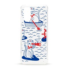 Nautical Cats Seamless Pattern Samsung Galaxy S20 6 2 Inch Tpu Uv Case by Simbadda