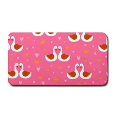 Swan Pattern Elegant Style Medium Bar Mat by Simbadda