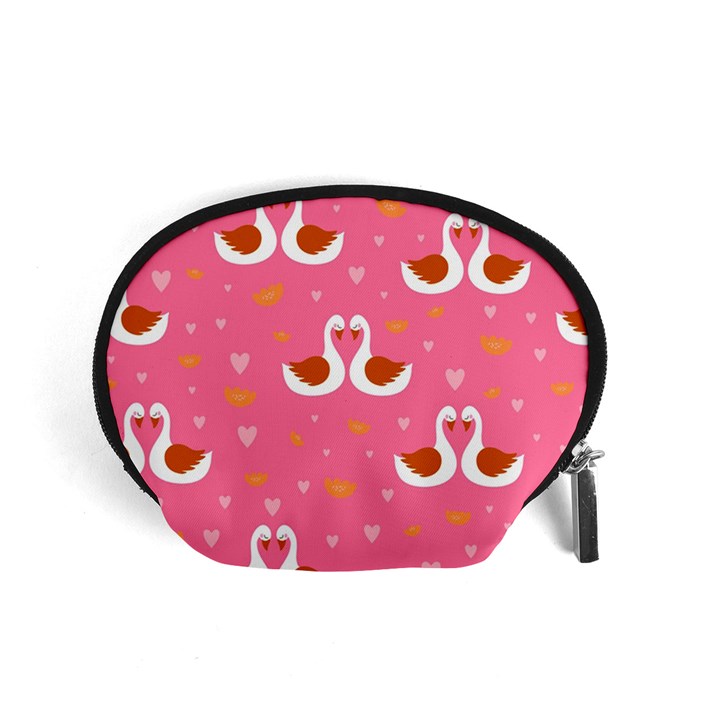 Swan Pattern Elegant Style Accessory Pouch (Small)