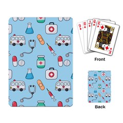 Medical Seamless Pattern Playing Cards Single Design (rectangle) by Simbadda