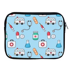 Medical Seamless Pattern Apple Ipad 2/3/4 Zipper Cases by Simbadda