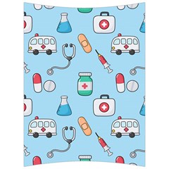 Medical Seamless Pattern Back Support Cushion by Simbadda