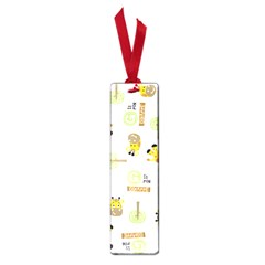 Vector Pattern With Cute Giraffe Cartoon Small Book Marks by Simbadda