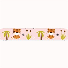 Cute Tiger Car Safari Seamless Pattern Small Bar Mat by Simbadda