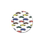 Cars Pattern Golf Ball Marker Front