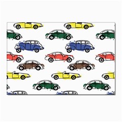 Cars Pattern Postcard 4 x 6  (pkg Of 10) by Simbadda