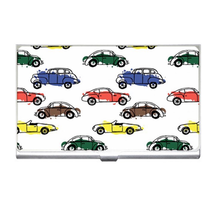 Cars Pattern Business Card Holder