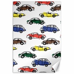 Cars Pattern Canvas 24  X 36  by Simbadda