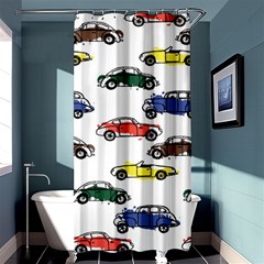 Cars Pattern Shower Curtain 36  X 72  (stall)  by Simbadda