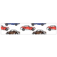 Cars Pattern Small Premium Plush Fleece Scarf by Simbadda