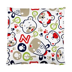 Animals Pattern Standard Cushion Case (two Sides) by Simbadda