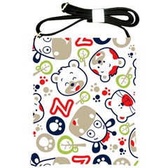 Animals Pattern Shoulder Sling Bag by Simbadda