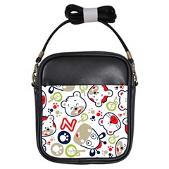 Animals Pattern Girls Sling Bag by Simbadda