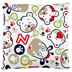 Animals Pattern Large Cushion Case (Two Sides) Front