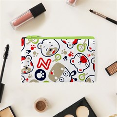 Animals Pattern Cosmetic Bag (xs) by Simbadda