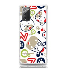 Animals Pattern Samsung Galaxy Note 20 Tpu Uv Case by Simbadda