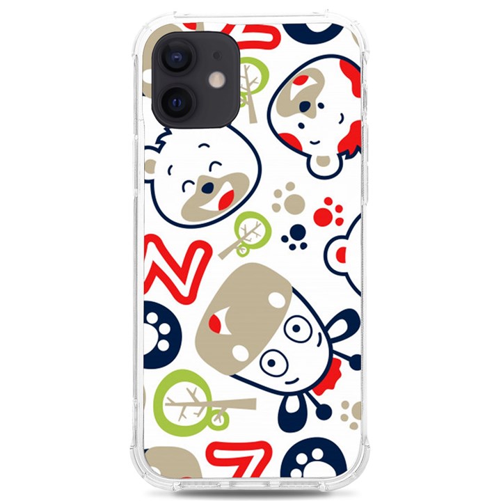 Animals Pattern iPhone 12/12 Pro TPU UV Print Case